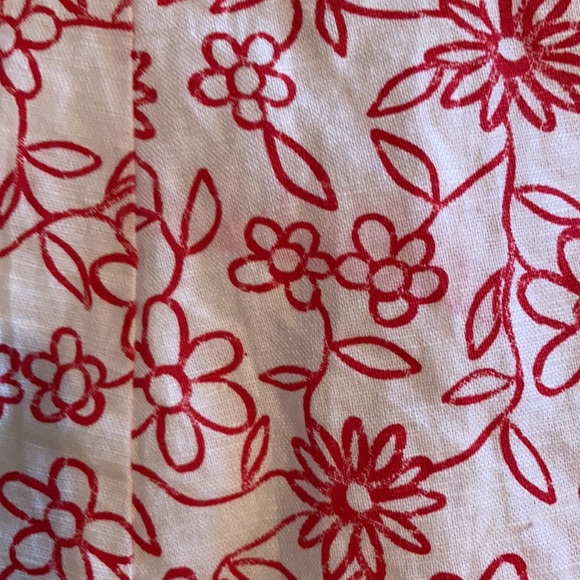 White and red flower summer dress - Picture 8 of 8